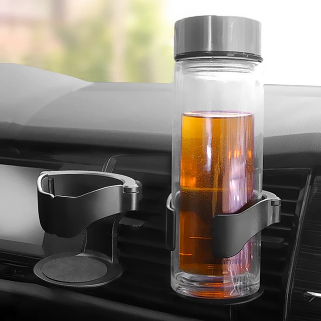 Car Cup Holder Vent Outlet Drink Water Coffee Bottle Holder Can