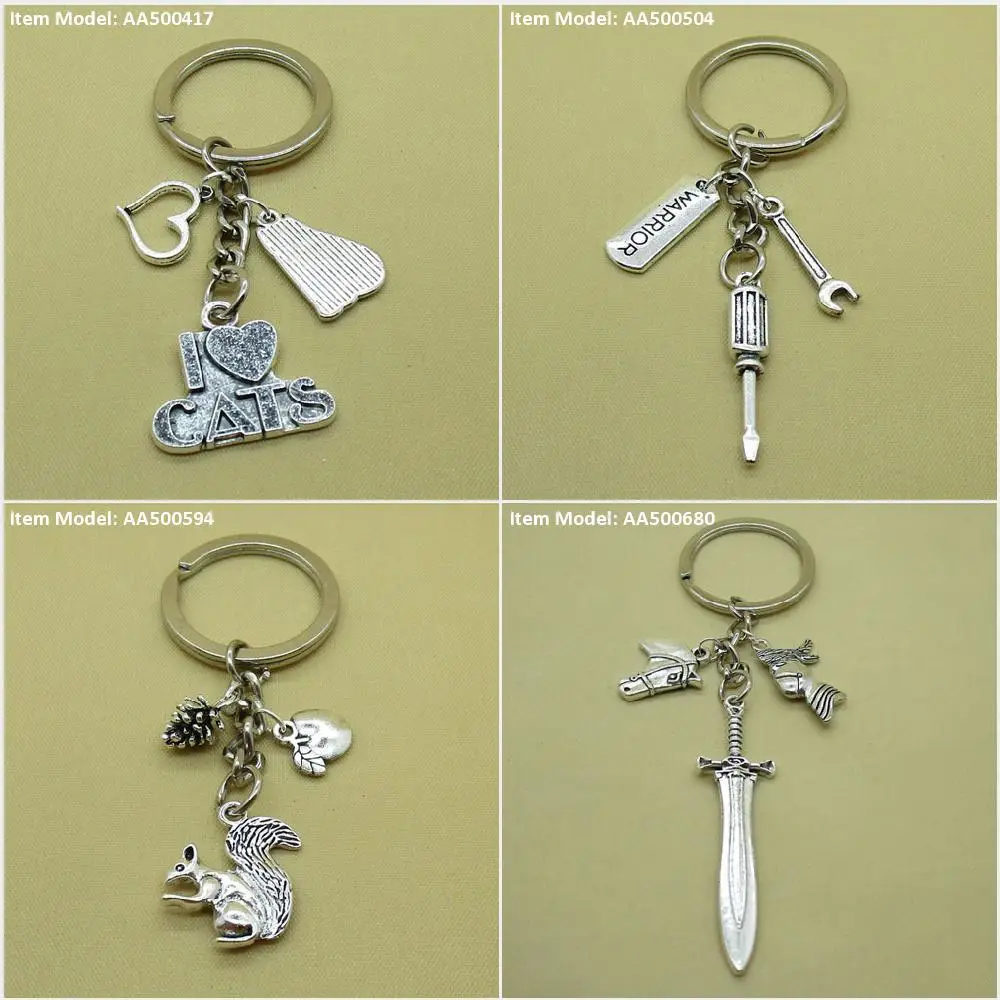 Брелок для ключей отвертка кошек котят сердце любовь гаечный ключ Знак бирка