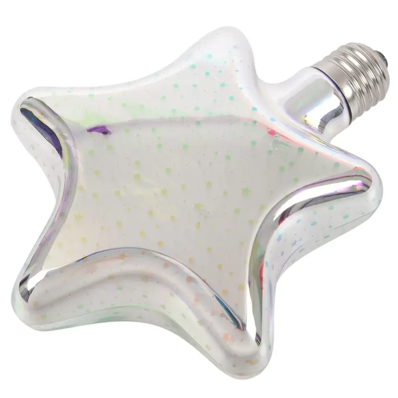 

5W LED 3D Decoration Light Bulbs 85V-265V Novelty RGB Lamp star Filament Fireworks Ball Light for Home Holiday