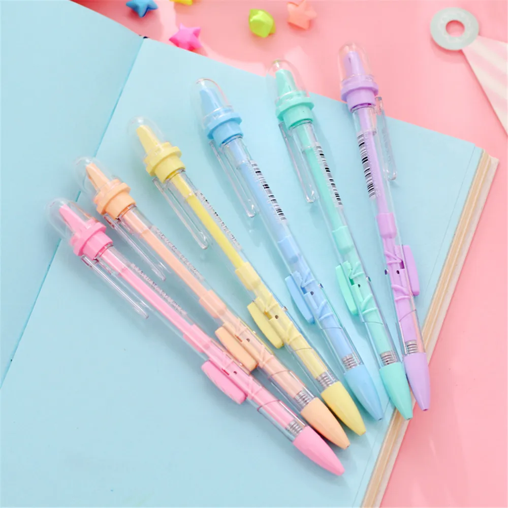 

2 Pcs Cartoon Activity Pencil 2.0 Mm Pupils Nontoxic Mechanical Pencil with Pencil Sharpener Office Writing Children Stationery