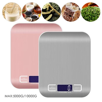

Professional Household Scale LCD Digital Electronic Food Scales Stainless Steel Home Weight Balance Measuring Tools