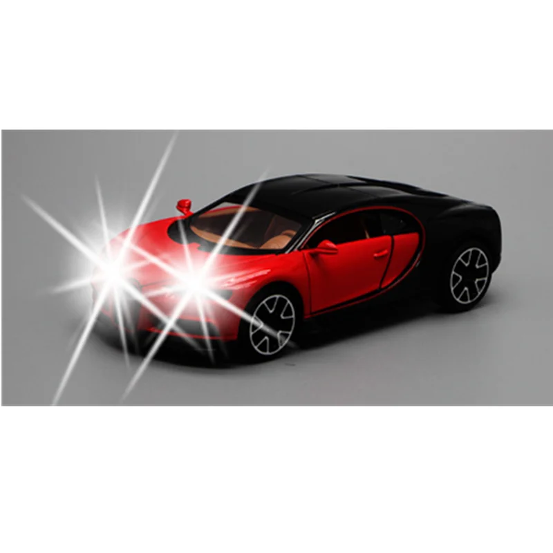 Коллекция 1:32 металлический сплав откатная модель Sportscar Bugatti Veyron 14 см литая модель игрушечного автомобиля дисплей для детей и взрослых