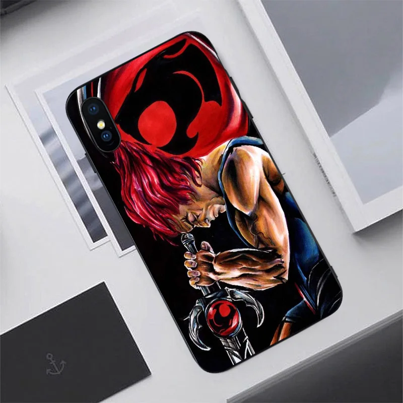 Чехол для iphone XR X 11 pro xs максимальный Чехол 7 8 6s 6 plus Мягкий чехол 5s se 5 animation Thundercats TPU силиконовый чехол мультяшный чехол