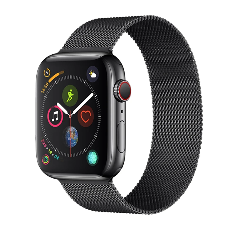Миланская петля ремешок для apple watch Группа apple watch 4 5 3 42 мм 44 мм 38 мм 40 мм ремешок для часов iwatch 5 браслет из нержавеющей стали ремень