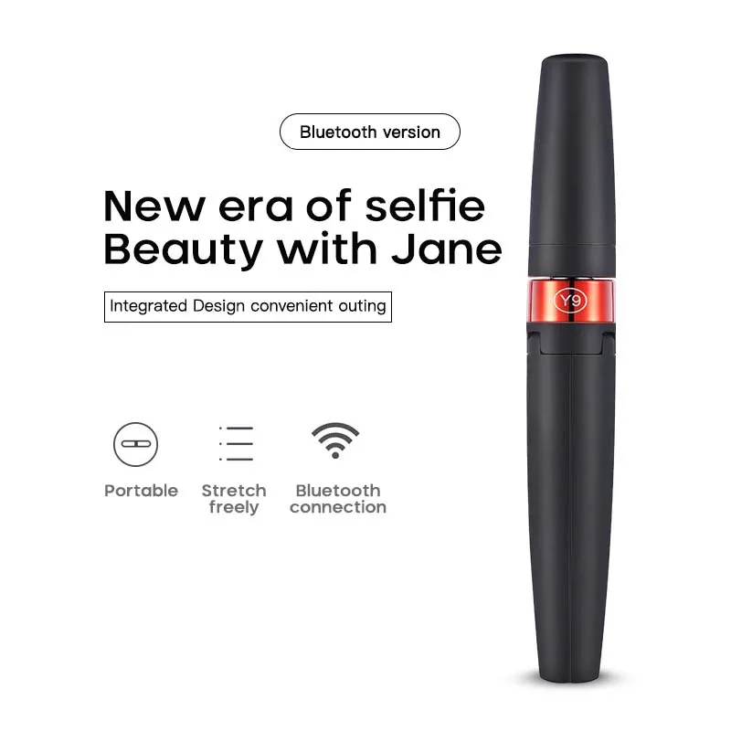2020 más nuevo 3 en 1 inalámbrico Bluetooth Selfie Stick Mini teléfono móvil portátil trípode plegable Selfie Stick Bluetooth remoto