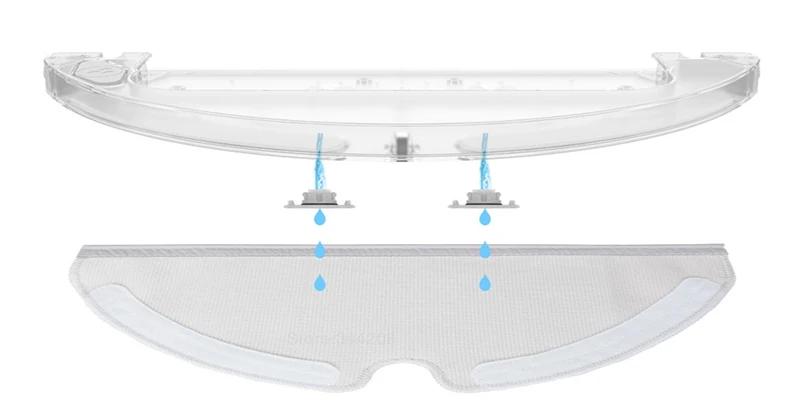 HEPA, Pano Mop, Lado, Acessórios da escova