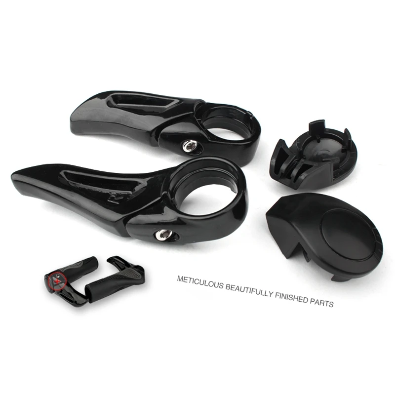 Cycling Mountain Bike Bicycle Handlebar Handle Bar Grips End LOCK-ON Ergonomic