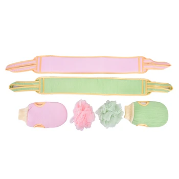 

Magic Cotton Brushes Bath Towels Rubbing Back Mud Peeling Body Massage Shower Extended Scrubber Skin Clean