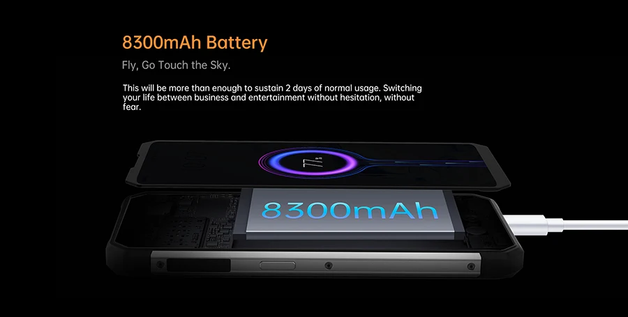 8gb ddr4 Oukitel WP17 NFC Mobile Phone 8GB+128GB 6.78“FHD+ 8300MAH Android 11 Rugged Smartphone 64M+16M Cell Phone Global Version gaming ram