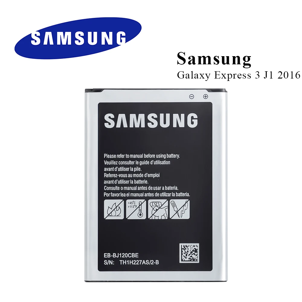 Высококачественный Оригинальный аккумулятор для Samsung Galaxy J1 2016 J120 Express 3 EB BJ120CBU