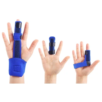 

Adjustable Finger Brace Supports Finger Splint Brace Trigger Finger Support Fracture Fix Arthritis Pain Relief Hand Protector
