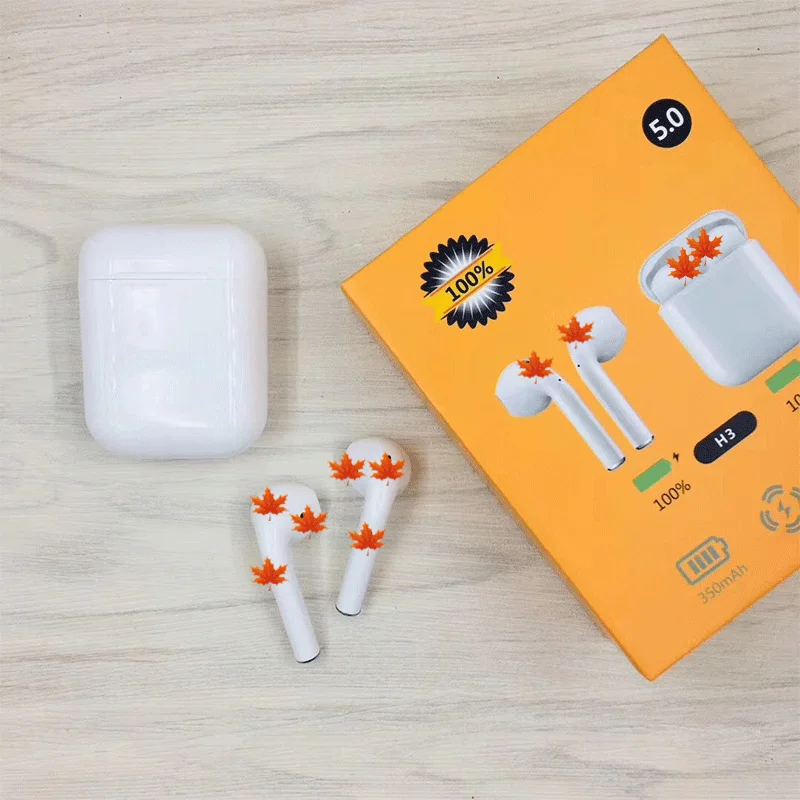 BT 5.0 earphones wireless h3 tws bluetooth gaming earbuds | Электроника