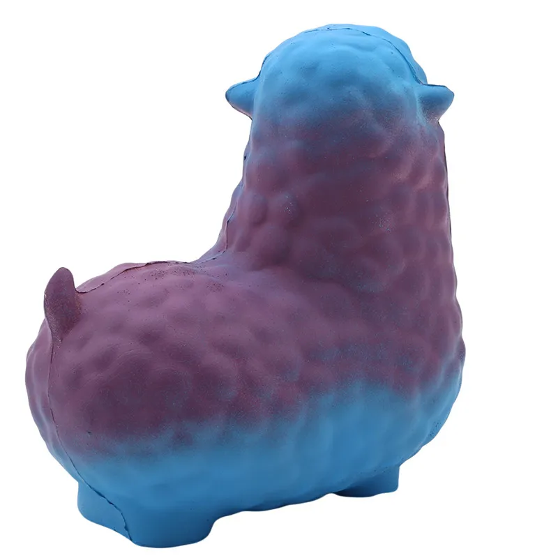 Jumbo Squishie Милая Радуга Альпака хлеб мягкий медленно поднимающийся кулон телефон ремни эластичный сжимаются Ароматические торт детские игрушки рождественские подарки