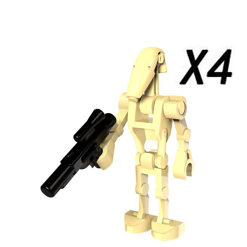 Disney R2-D2 BB-8 C-3PO R4-P17 K-2SO IG88 Battle Buzz Droid Building Blocks General Grievous Bricks Figure Kids Christmas Toys