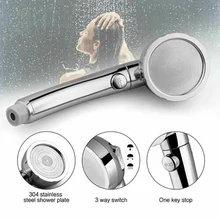  Hand Shower High Pressure Head Shower Portable 3 Modes 360° 3 In 1 Adjustable Universal Water Saving 
