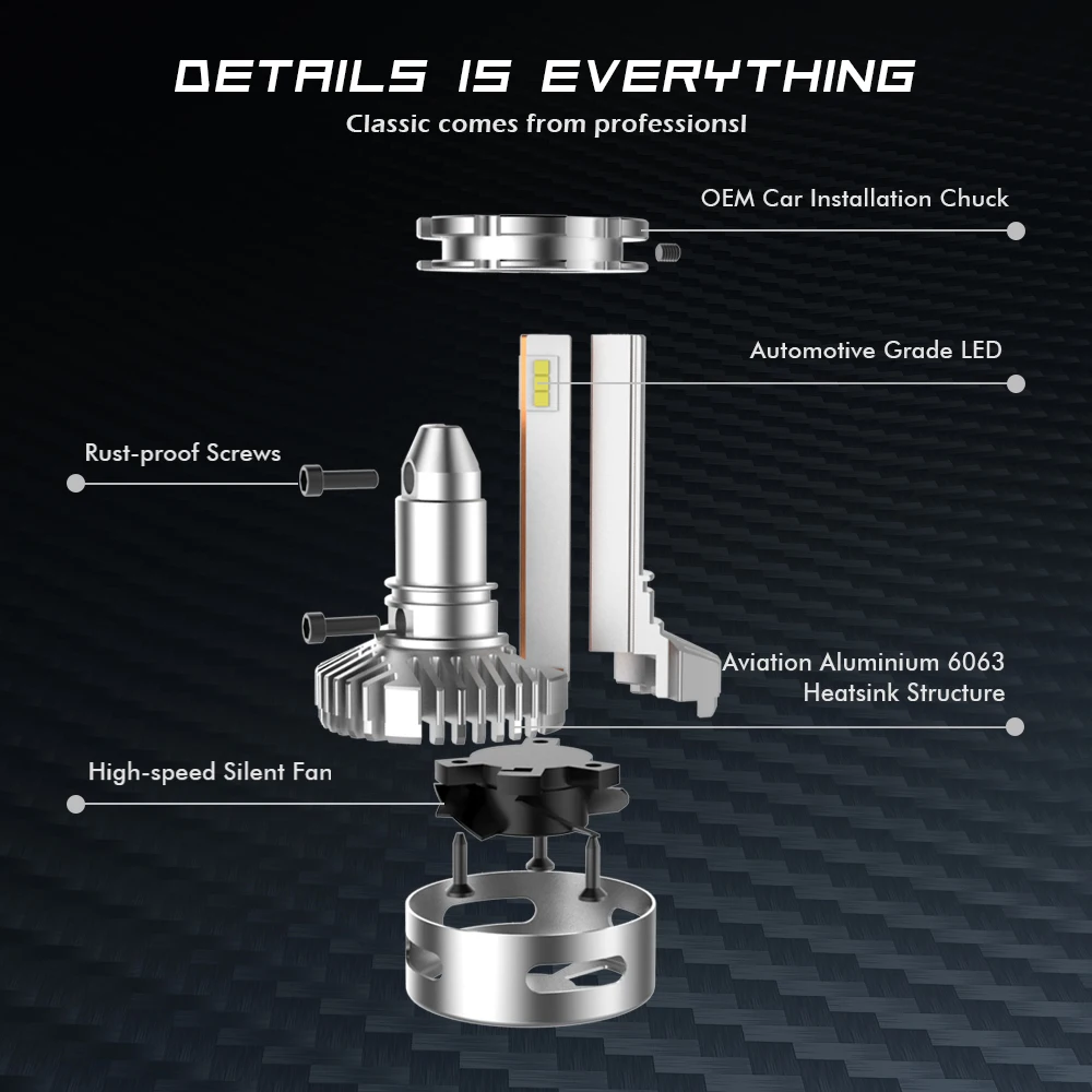 Novsight 90W 12000LM Автомобильный светодиодный головной светильник H7 H11 светодиодный светильник лампы для автомобилей D1S D2S D5S 9005/HB3 9012(HIR2) светодиодный автомобильный светильник s 6500K 12V