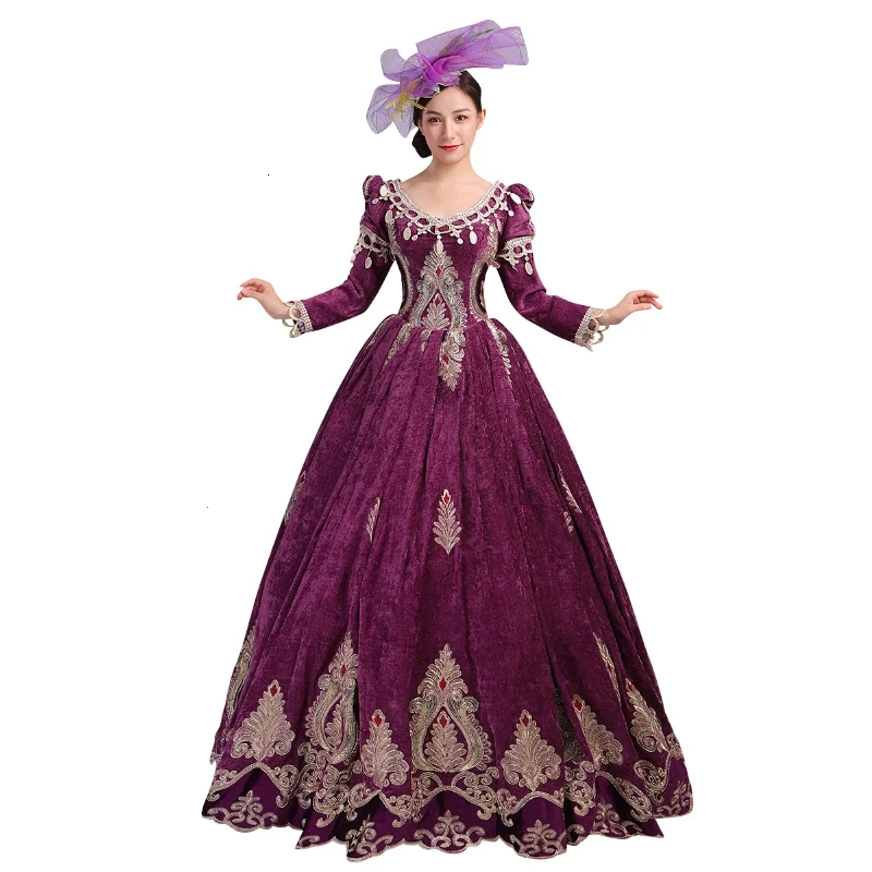 

KEMAO Victorian Rococo Baroque Marie Antoinette Ball Gown 18th Century Renaissance Costumes Historical Period Dress