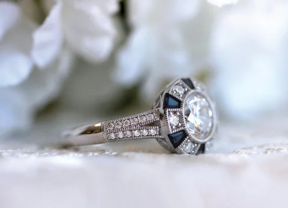 925 серебро Forever Clear AAA Синий Круглый фианит круглые кольца на пальцы для женщин ювелирные изделия moissanite сапфировое кольцо