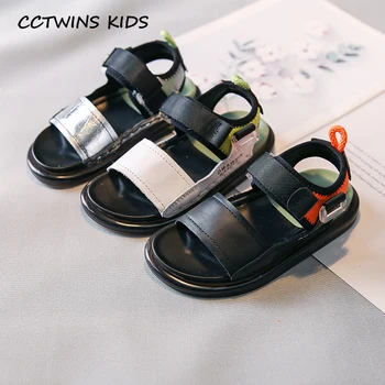 

Kids Shoes 2020 Summer Toddlers Fashion Genuine Leather Flat Baby Boys Brand Casual Shoes Children Black Beach Sandals 6006021