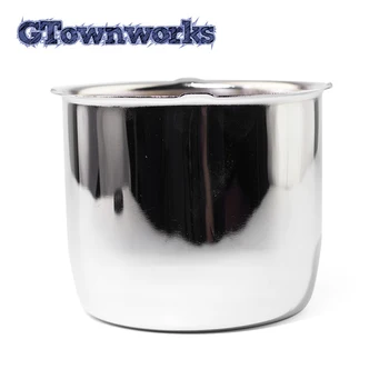 

1pc 4.41" Push Through Center Cap Stainless Steell Chrome Sliver Fit For 4.41" Trailer/Truck Rims Center Bore 3.66" Tall