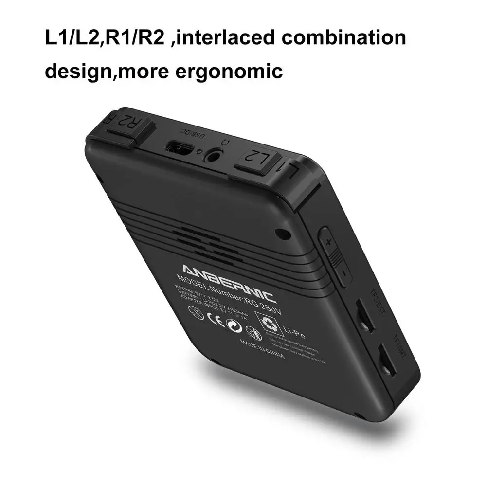 Rg280V Handheld Game Console Special Package 128G Game Card Retro N64 Handheld Game Console Suitable For Nintendo Games