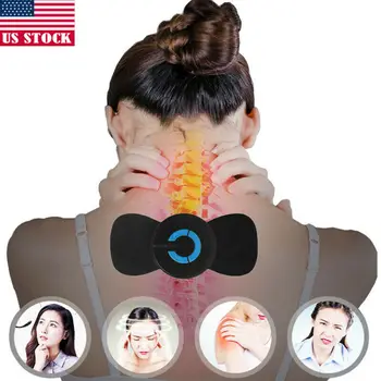 

US Portable Mini Electric Neck Massager Cervical Massage Stimulator Pain Relief