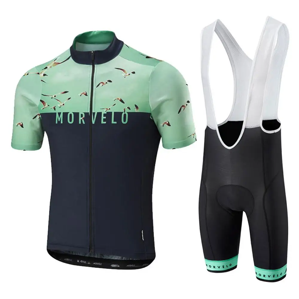 Morvelo Ropa Ciclismo летняя команда майки для велоспорта Radfahren Ciclismo Speciall Uci персонализированная одежда на заказ - Цвет: Short sleeve Set 1