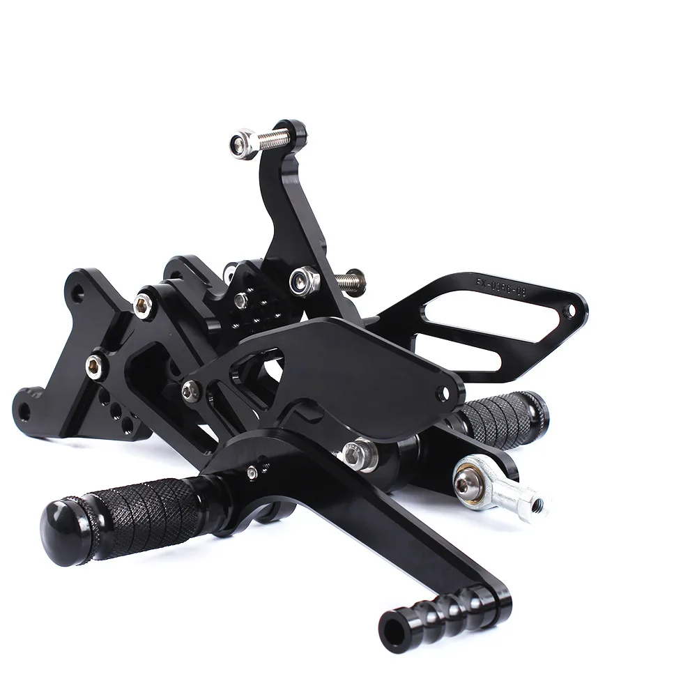 Для YAMAHA YZF-R6 YZF R6 2005 2006 CNC алюминиевый мотоцикл регулируемая коробка передач задние наборы ножная педаль подставки для ног