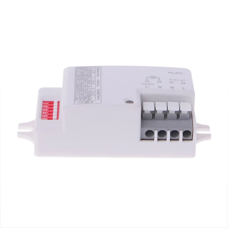 

Drop Shipping AC 220V-240V/50Hz Microwave Radar Sensor Body Motion Detector For LED Light