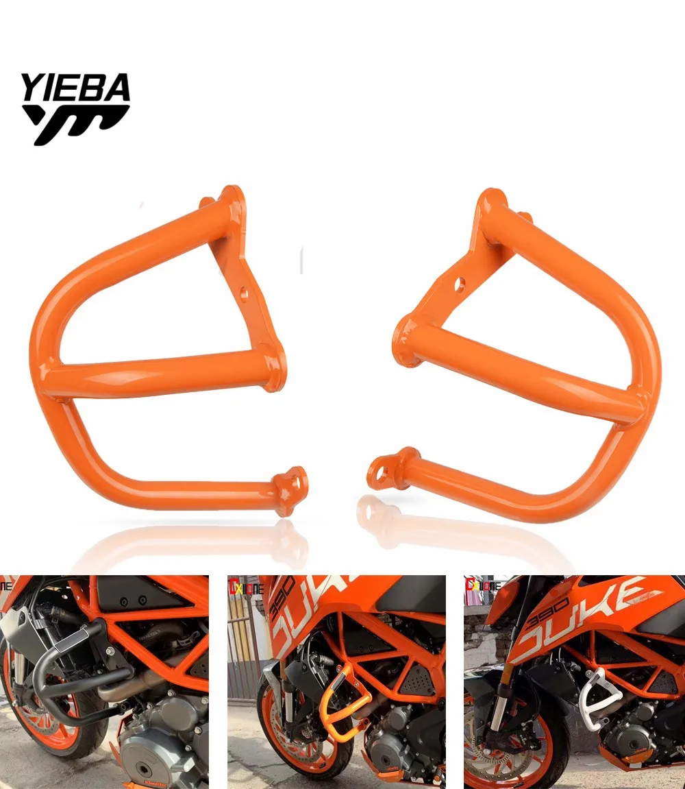 

Motorcycle Accessories IRON Motocross Engine Guard Frame Protection Protetor Cover For ktm Duke250 duke 250 2017 2018 2019 Motos