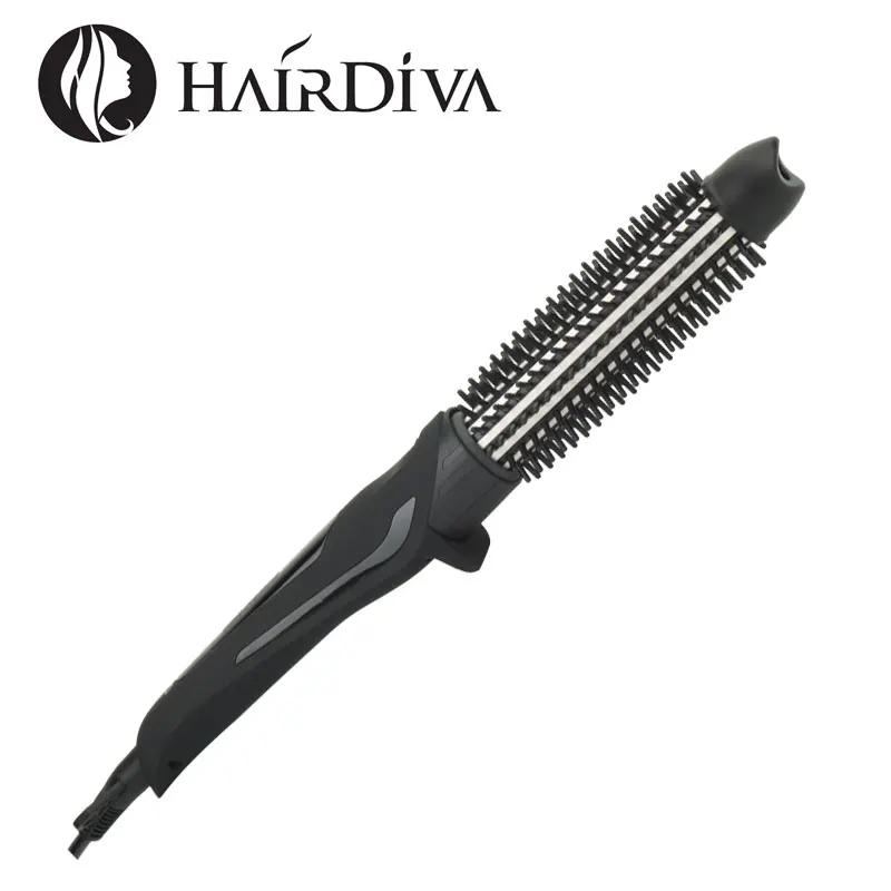 HairDiva щетка для волос Плойка завивки быстрый нагрев до 230 ℃ Щипцы корни увеличения