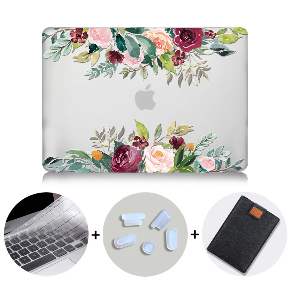 MB14 MTT чехол с цветами и кристаллами для Macbook Air Pro retina 11, 12, 13, 15, твердый цветочный чехол для mac book Pro 13,3 дюймов, сумка для ноутбука - Цвет: MB14