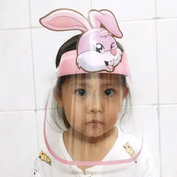 

5Pcs New Children Protective Face Mask Anti-fog Dust-proof Anti-saliva Full Face Cover Mask Adjustable Safe Eye Protection Mask