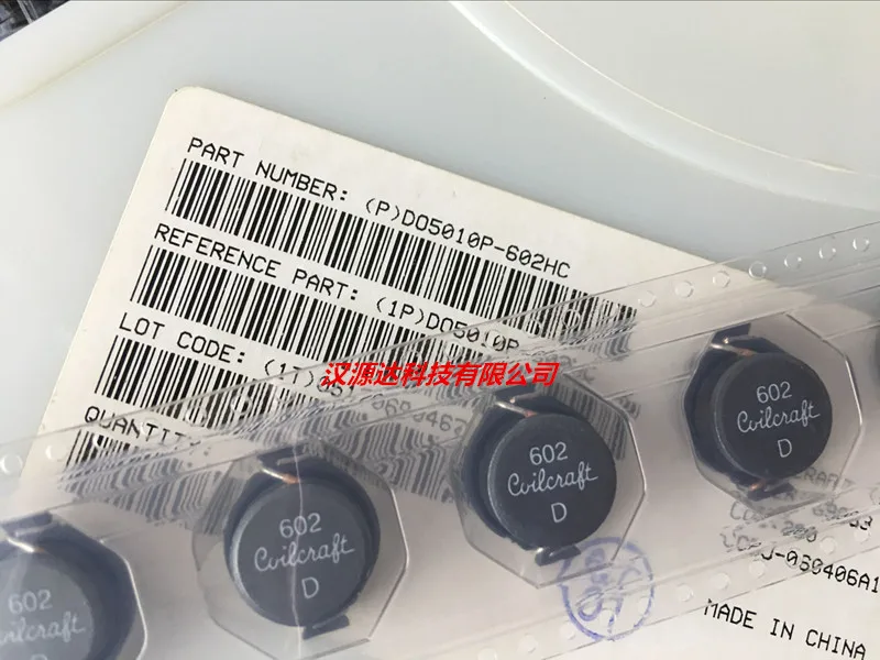 

DO5010P-602HC Power Chip inductors 5010-6UH 20% 12A 18X15MM