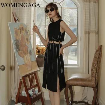 

Loose Sexy Hollow Out Split Short Top Women Clothes 2020 Spring New Fashion Pullover Irregular Personality Skirt Casual DMY3906