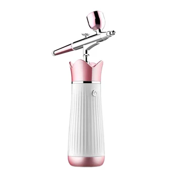 

Hot Rechargeable Beauty Hydrating Spray Oxygen Meter Dual Action Gravity Air-Brush with Compressor Spray Airbrush Kit for Beauty