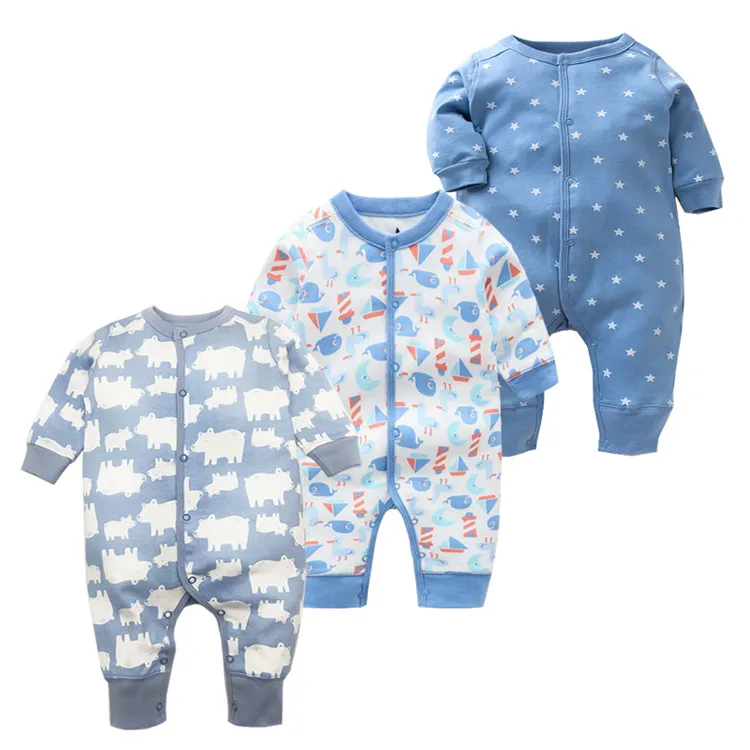 5 3PCS/Lot Spring Autumn Baby Romper Cotton Newborn Baby Clothes Long Sleeve Baby Girl Clothing Cartoon Jumpsuit Infant Clothes - Цвет: 5