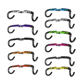 

Newest Racing Road Carbon Fiber Bike Handlebar Oblate Aero Bicycle Bent Bar Road Bike 31.8*400/420/440mm Free Ship
