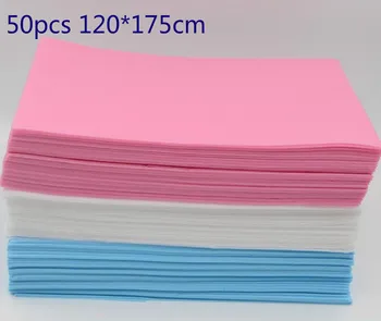 

10pcs/50pcs 120*175cm Disposable Bedsheet Non-woven Fabric White Massage Bed Sheet Flat Table Cover Waterproof Oil Resistant