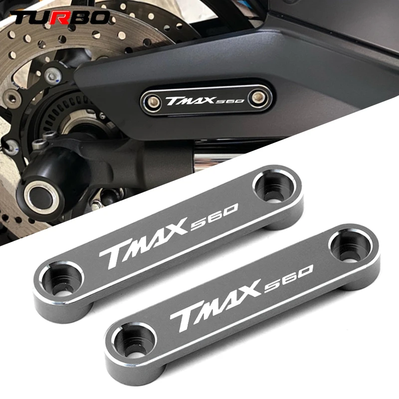 

Для Yamaha t max tmax 560 techmax 2020 2021 tmax560 алюминиевые аксессуары для мотоцикла крышка передней оси рамка Боковая пластина декоративная