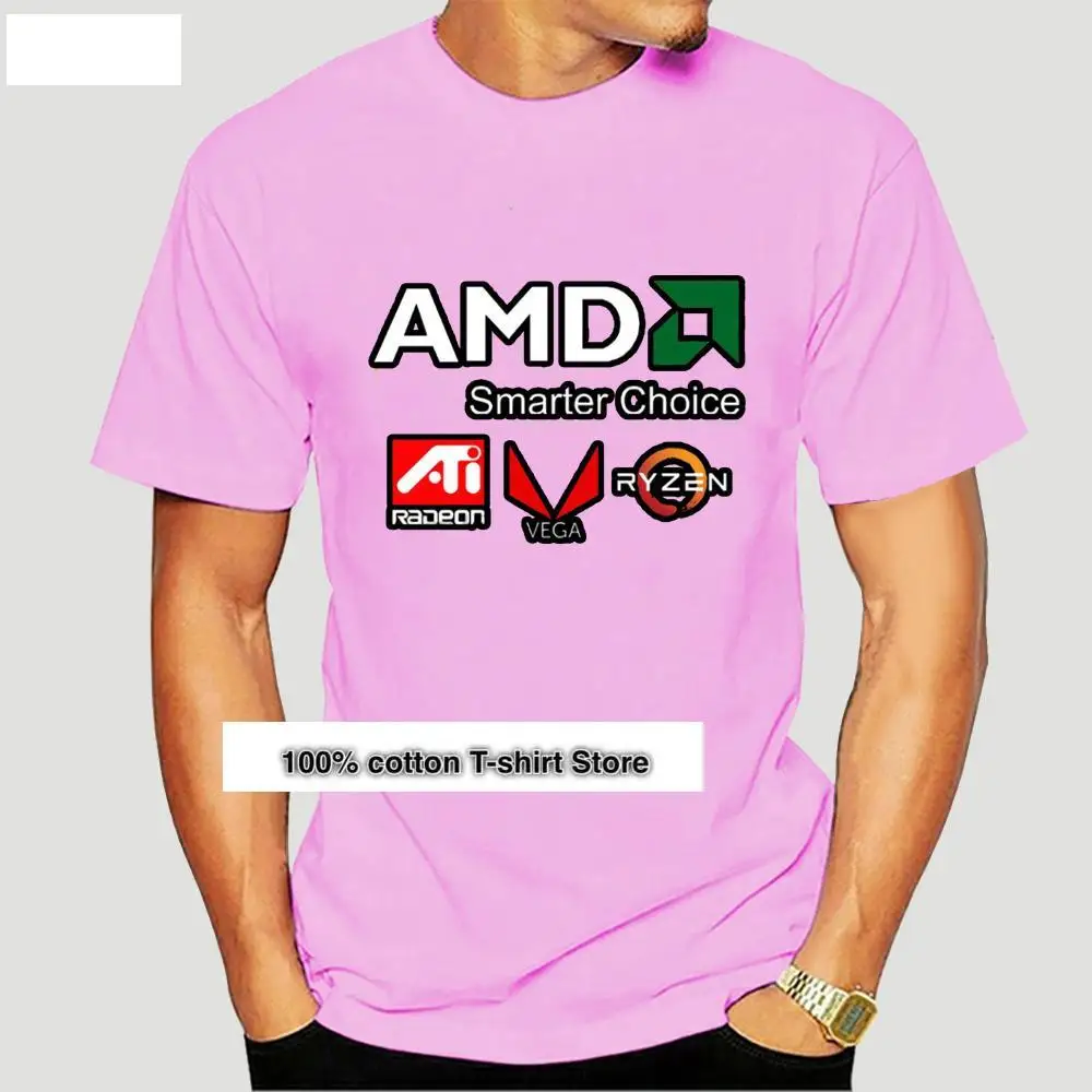 Camiseta AMD Smart Choice Ati Vega Ryzen camiseta S-2XL Advanced Micro Devices-3032A nueva | Мужская одежда