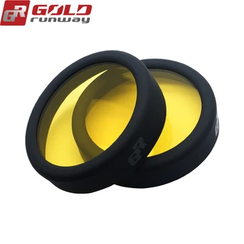 

GOLDRUNWAY Yellow Clear lense Slip-on cover set for GR-70X 70W