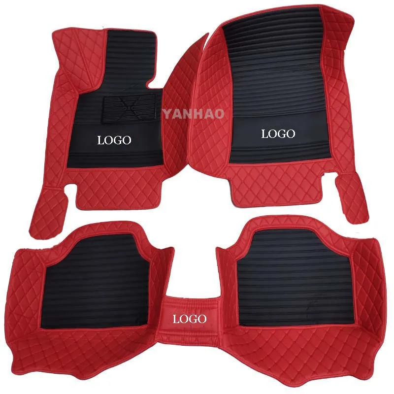 Fußmatten Auto Auto Matten Für X6 F16 Für MK2 2015-2019 Leder Boden Matte  Set wasserdichte Teppiche Auto Teppich Innen Teile Auto Zubehör Autotepiche  (Farbe : Lila) : : Auto & Motorrad