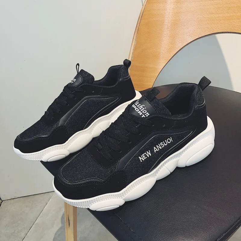 

Online Celebrity Bear Bottom Dad Shoes MEN'S SHOES Fella Spring Summer New Style Korean-Style Shoes Sub-Trend Casual White Shoes