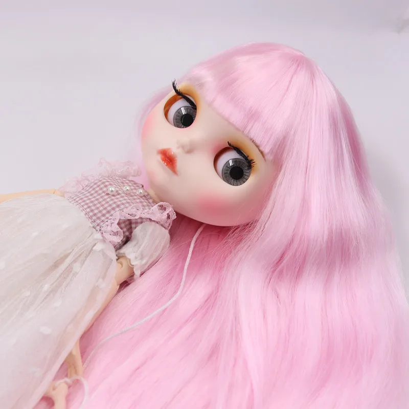 ICY Nude Blyth кукла на заказ № BL1017 розовые волосы белого цвета кожи 1/6 bjd, pullip, licca, jerryberry