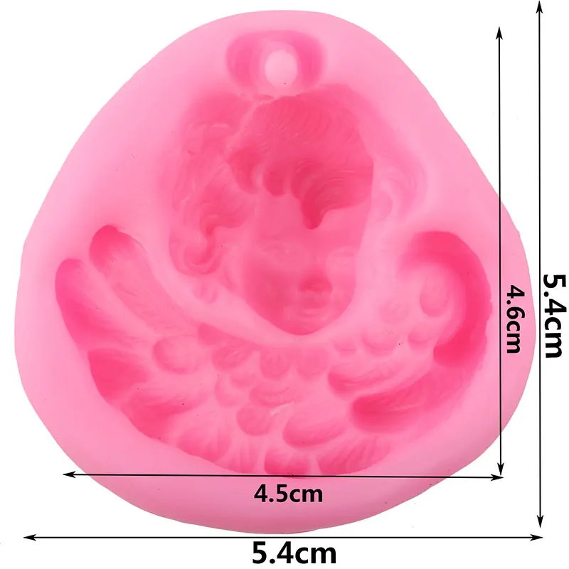 Angel Wings Silicone Molds DIY Party Cupcake Topper Fondant Cake Decorating Tools Chocolate Candy Polymer Clay Soap Candle Mould