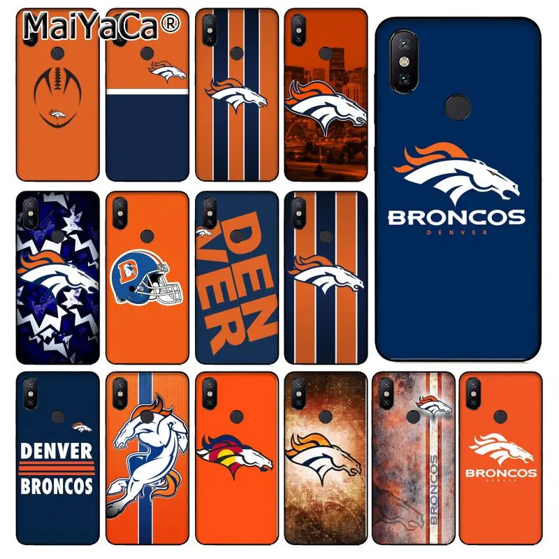 

MaiYaCa Denver Broncos TPU Soft Phone Accessories Phone Case for xiaomi mi 6 8 se note2 3 mix2 redmi 5 5plus note 4 5 5