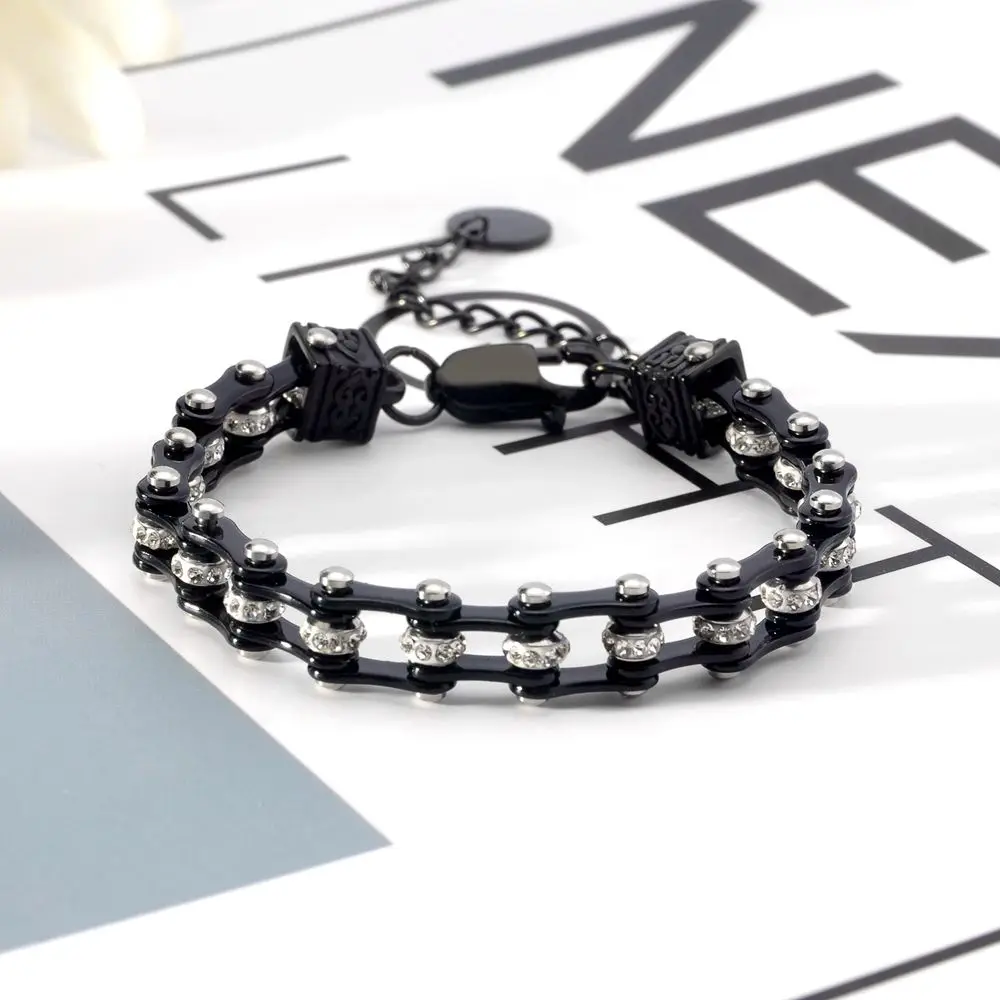 SDA  Engrave Name Adjustable Women  Bracelet 16~22CM Crystal Cute Female Statement  Jewelry