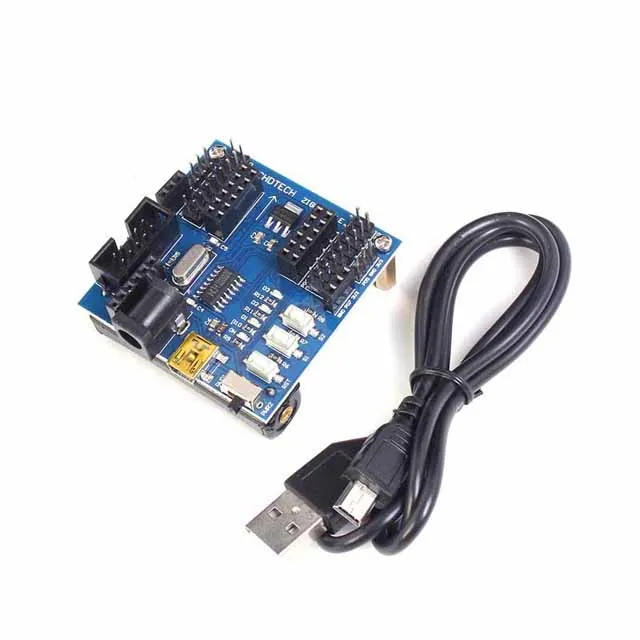 

A23-- ZigBee CC2530 Sensor Baseboard Functional Module Expansion Board USB Port 24MHz 256KB