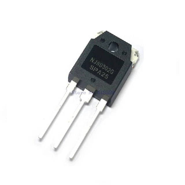 

Njw0281 Njw0302 Tran Gp Bjt Npn 250V 15A 3-Pin(3+Tab) To-3P Tube Njw0281g Njw0302g